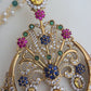 Big multicolored chandbali