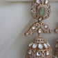 Diamond polki jhumka