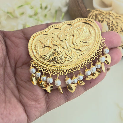 Punjabi traditional pipalpatti hairpins ( 1 pair )
