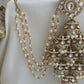 Chandelier antique jhumka with earchains
