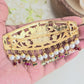 Navratna golden hairclip