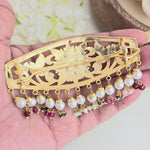 Navratna golden hairclip