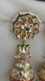 Meenakari traditional jhumka